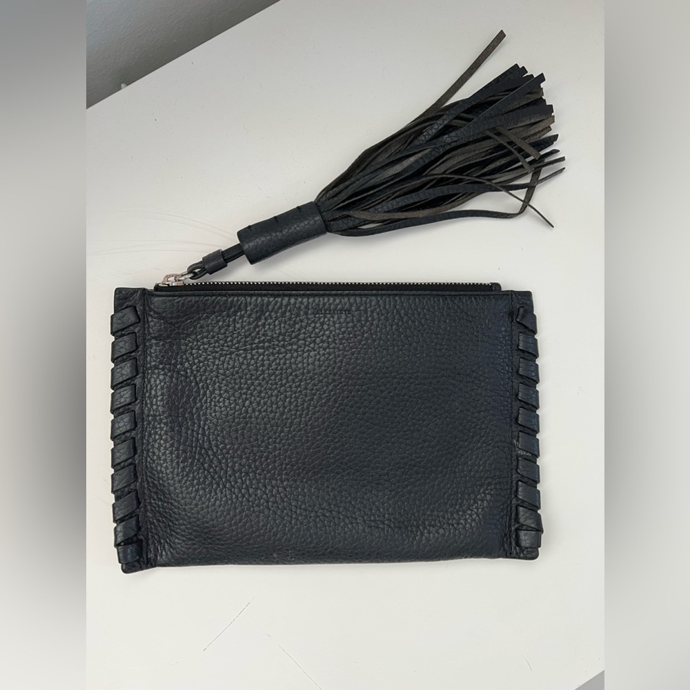 Allsaints leather wristlet
